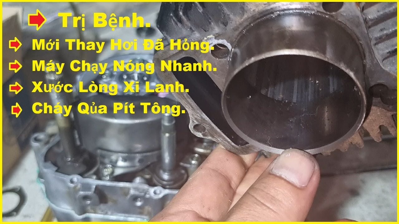 Mới Làm Hơi Đã Trầy Xước Qủa Pít Tông Trầy Xước Lòng... - youtube