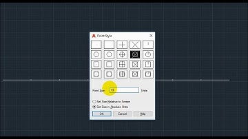 How to Divide any object and Change Point Style in Autocad 2018
