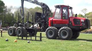 Plantation 'forestry' show 2017 . Komatsu Forwarder.