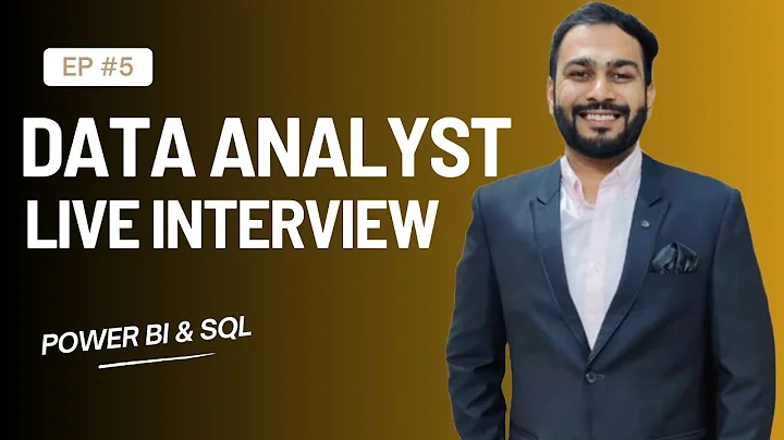 Data Analyst Interview | Live Mock Interview For Data Analyst