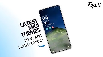 3 Latest MIUI 14 Themes with Control centre | Best MIUI Themes for Xiaomi MIUI I3