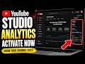 How to activate YouTube Studio analytics for channel growth - Detailed Guide