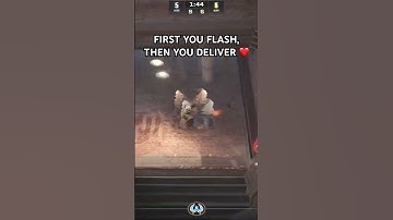 First you flash, then deliver ❤️ #csgo #counterstrike #csgoclips #faceit #cs2  #wtfcsgo