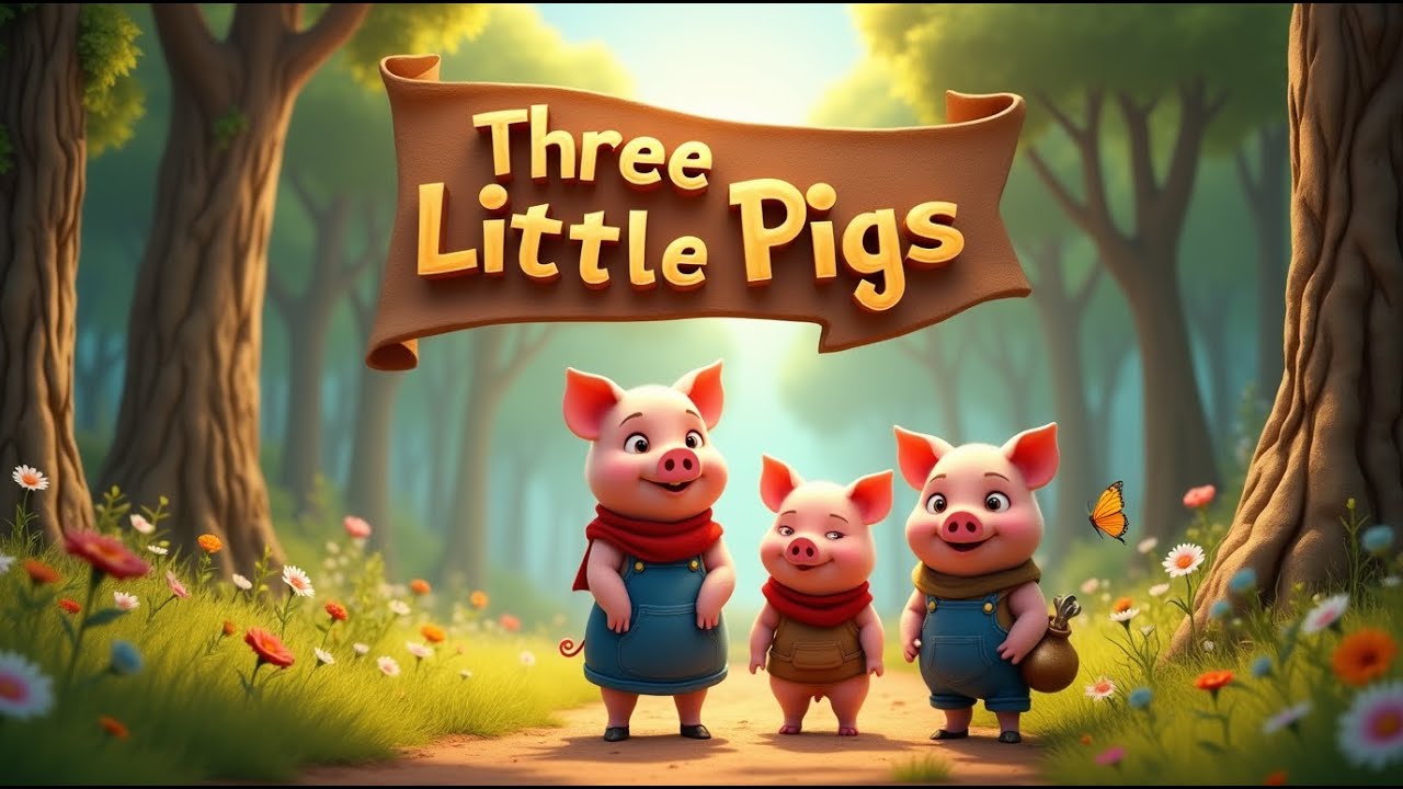 The Three Little Pigs & The Big Bad Wolf | Fairy Tale Adventure - YouTube