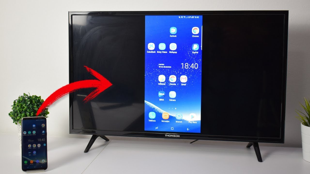 Ver la pantalla de tu Smartphone Android en tu Televisor SMART TV