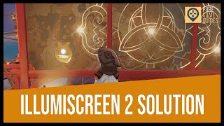 The Illumiscreen 2 puzzle solution and treasure locations - Genshin Impact