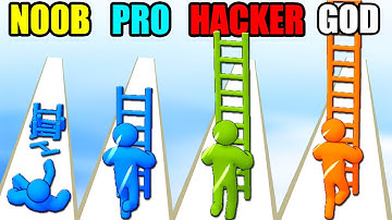 NOOB vs PRO vs HACKER vs GOD in Ladder Master