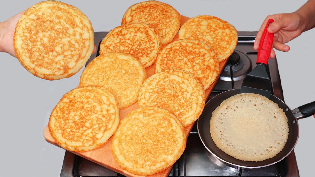 أحسن من السفنج والمخمار بدون حليب ولا بيض! في رمشة عين حضري فطائر المقلاة السريعة للفطور والكوتي