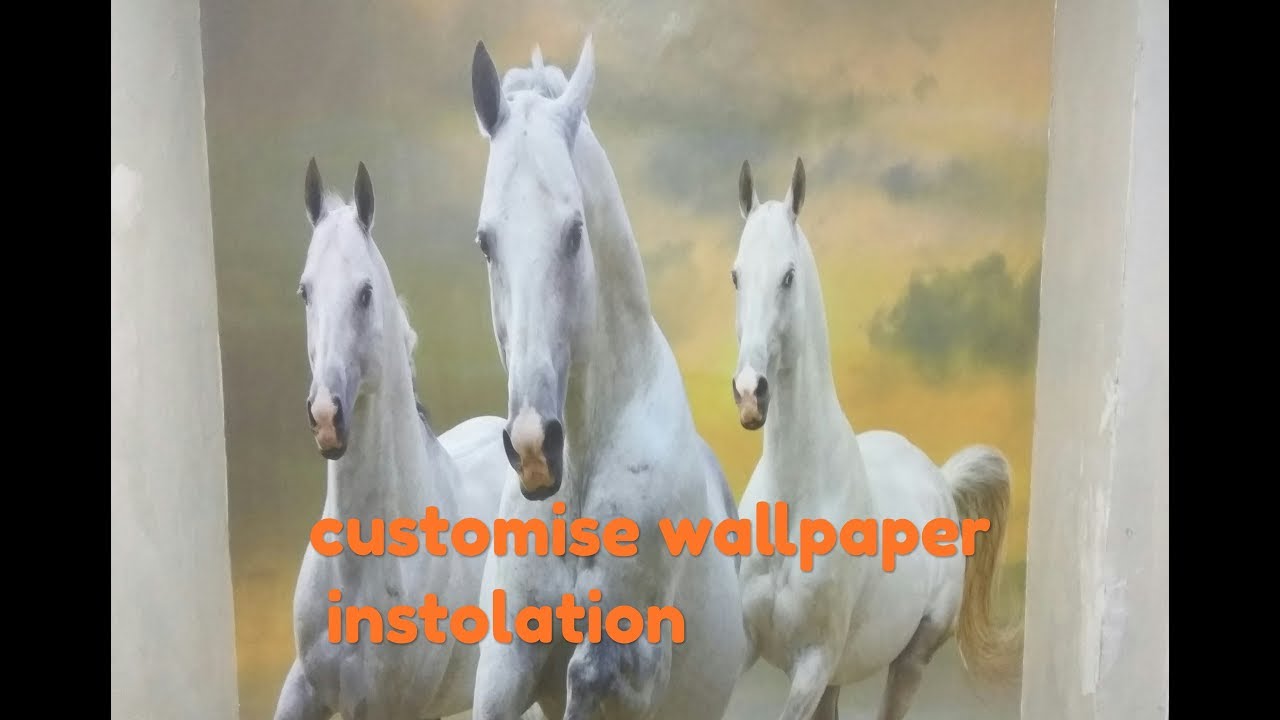 Customize wallpaper installation , how to paste wallpaper YouTube