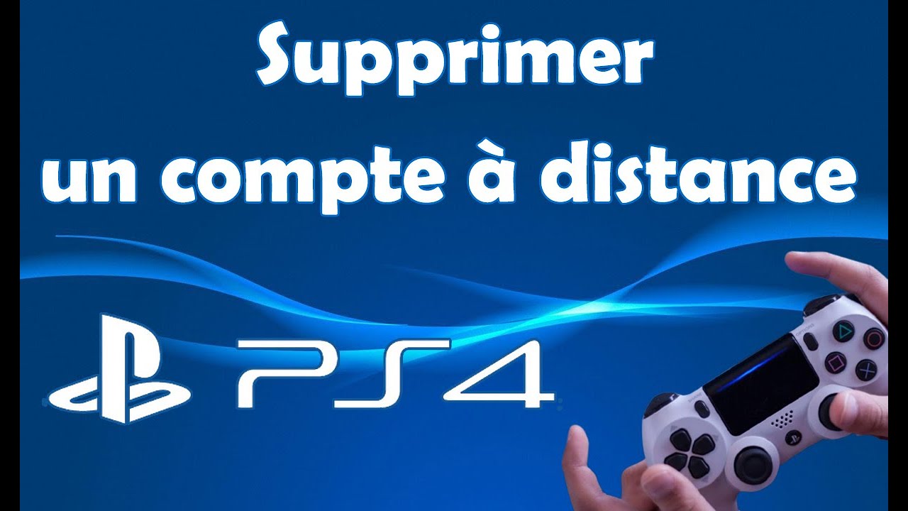 Comment supprimer un compte PS4 à distance - YouTube