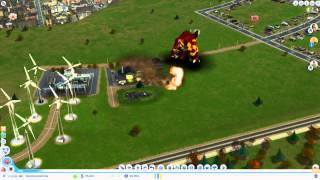 SimCity 2013 - Monster Attack Disaster