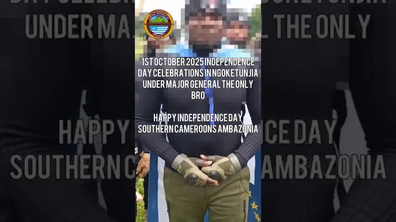 Округ Нгокетунджиа, 1 октября 2025 г., празднование Дня независимости Южного Камеруна