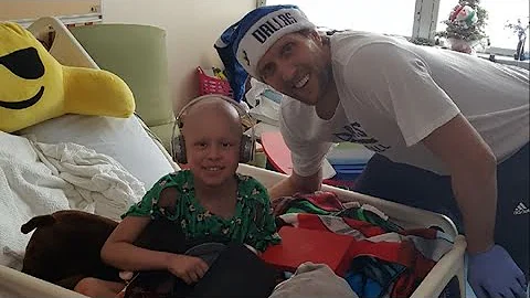 Dirks private visits bring magic to sick kids