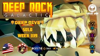 Deep Rock Galactic - Solo Engineer Elite Deep Dive [Week 339] (Total Split) Sandblasted Corridors