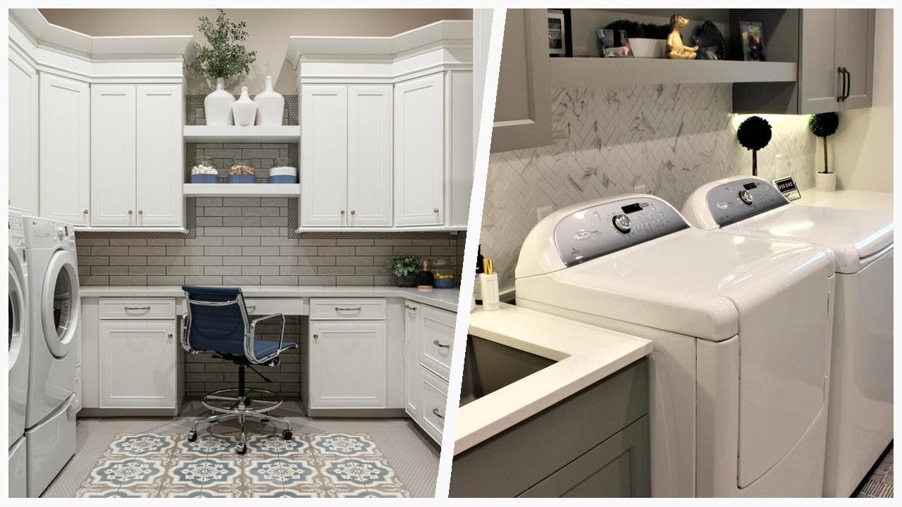 Stylish Laundry Room Upgrades: Chic Beige & Gray Ideas | Designer ...