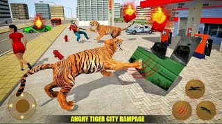 Angry Tiger City Attack: Wild Animal Fighting game screenshot 3