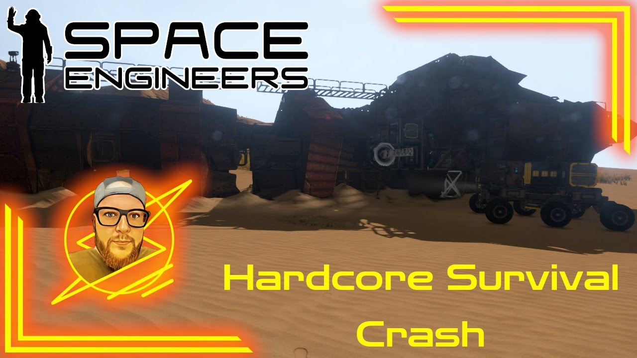 Space Engineers Hardcore Survival Crash | Stream 3 - YouTube
