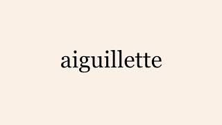 aiguillette