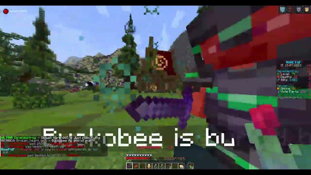 Buckobee died 💀 - MineTop Boxpvp