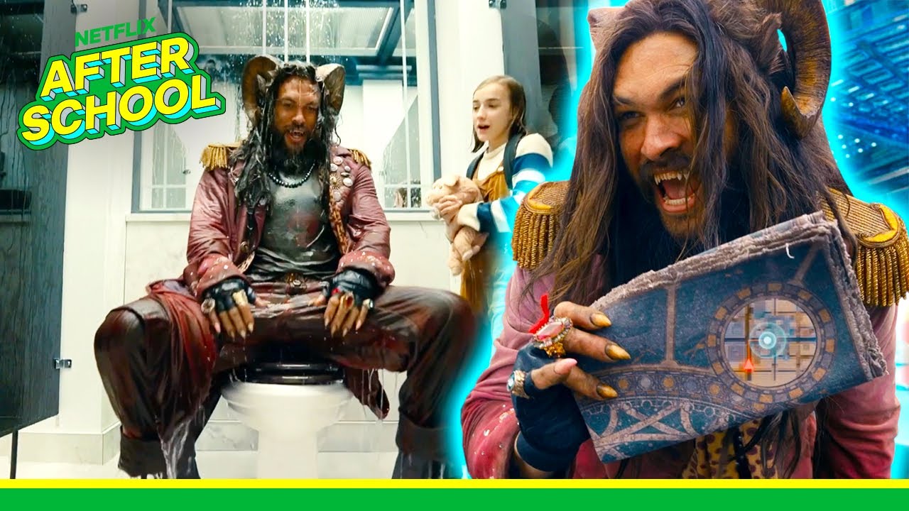Jason Momoa Being Chaotic for 10 Minutes Straight 🤪 | Slumberland | Netflix After School