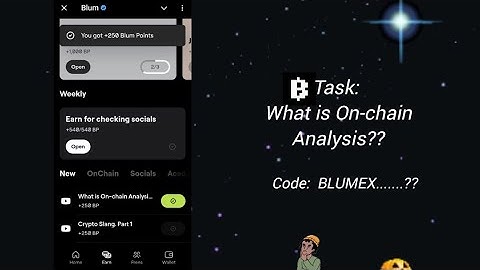 What is On-chain Analysis? Blum Video Code | Blum New Video Code | #blumvideocode #blum