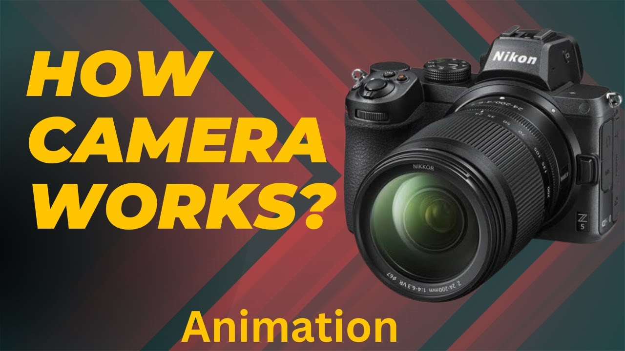 How camera works? | Animation of camera | How image is formed in camera ...