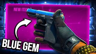 FIVE SEVEN CASE HARDENED BLUE GEM HAS ARRIVED! - HELLCASE PROMO CODE - HELLCASE