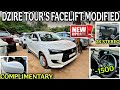 New Maruti Suzuki Dzire Facelift Tour's 2025 Genuine Modified✅|Price|Feature| Dzire facelift 2024#yt