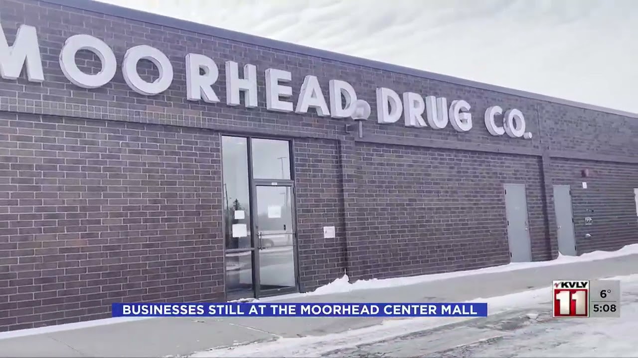 Some tenants remain as demolition is underway at Moorhead Center Mall