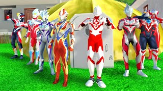 Ultraman ribut ikut gabung ultraman kuasa 7 dan menjadi kuat - GTA Ultraman Lucu