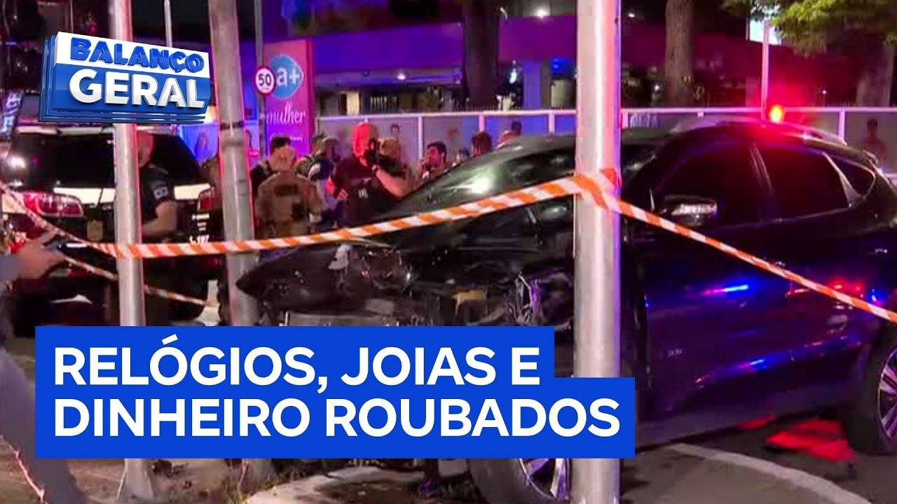 Ladrões fazem família refém e assaltam mansão, mas são presos após perseguição policial em SP