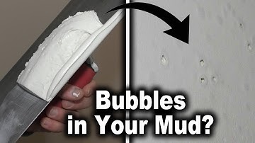 How to Prevent BUBBLES in Your Joint Compound!