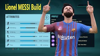 Best Lionel MESSI Winger Build - FIFA 22 Career Mode