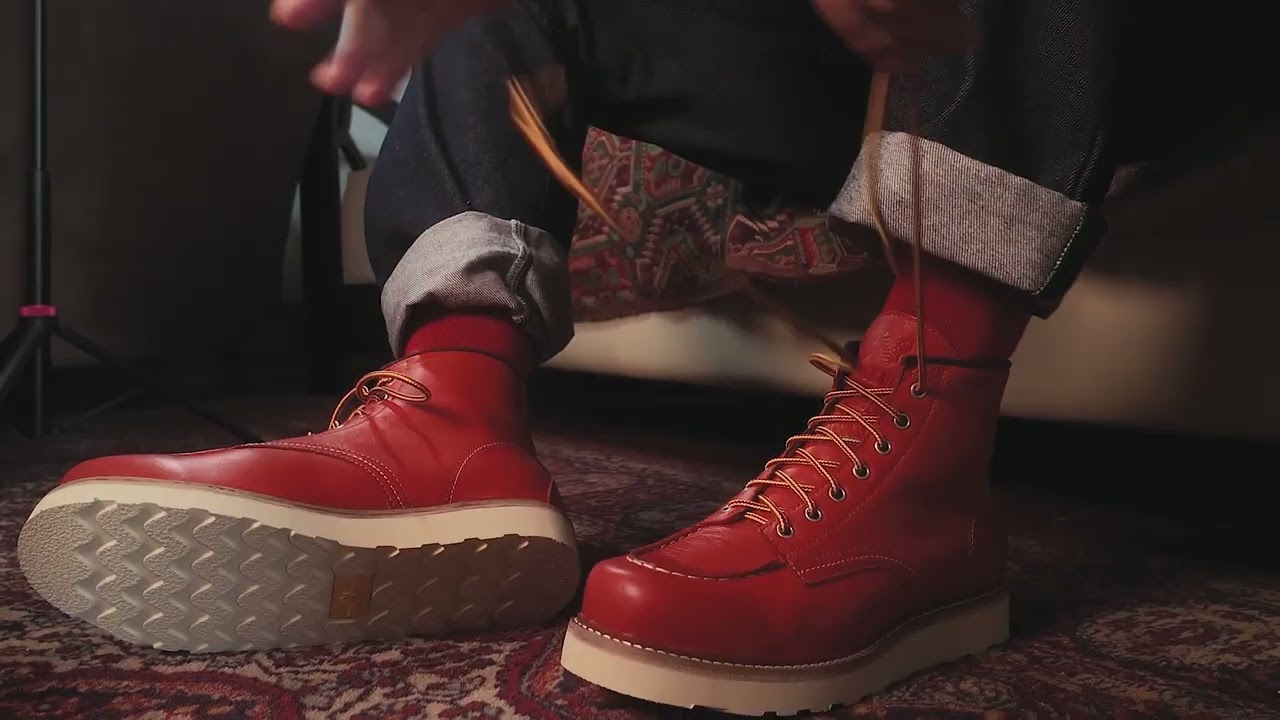 Bota Moc Toe 1961 Latego Cenoura Couro Natural Comfort e Durabilidade