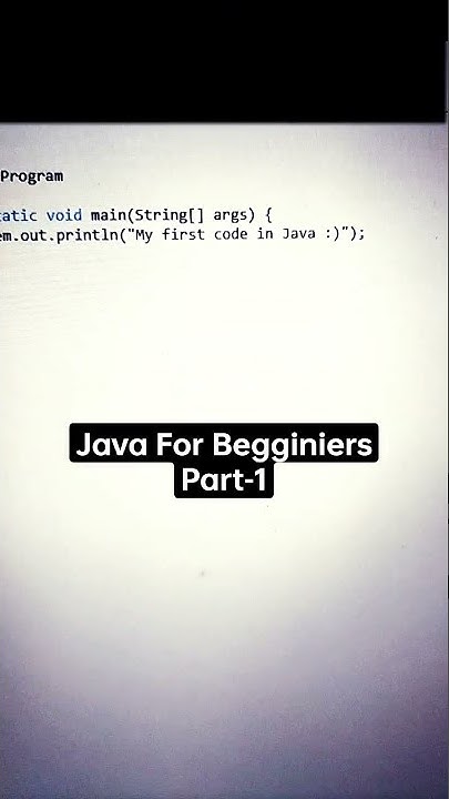 How to get Output in Java? 🤔 #java #shorts - YouTube