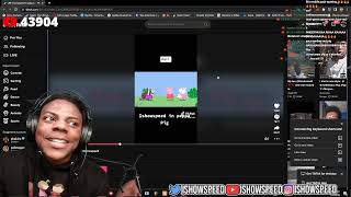 Ishowspeed Reacts To Himself In Peppa Pig