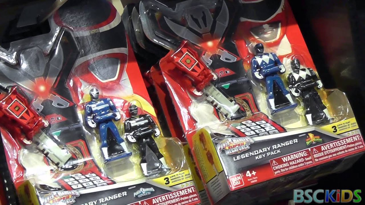 Power Rangers Megazord, Zord Builder and Ranger Keys - YouTube