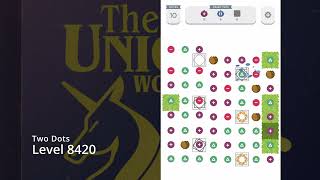 Two Dots Level 8420 Gameplay (no boosters used) ⭐️⭐️⭐️