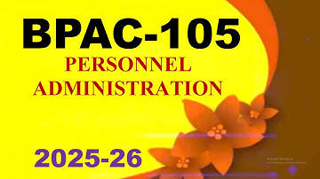 IGNOU BPAC-105 Solved Assignment English Medium 2025-26 For July 2025 and January 2026 Sessions