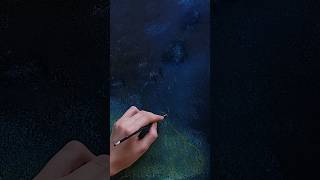 Carina Nebula Acrylic Painting On Canvas / Galaxy Painting  #shorts #acrylicpainting