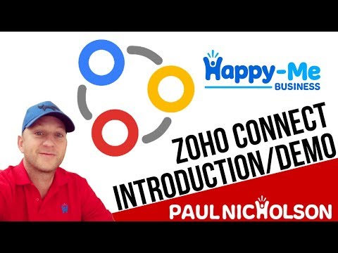 Zoho Connect Introduction Demo - Your Own Private Social Network