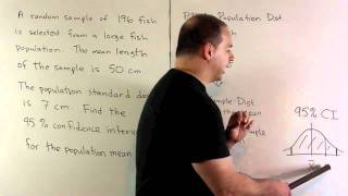 Example of Confidence Interval 1: Almost Normal