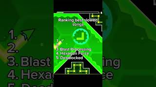 Ranking slowed down songs #ranking #ranked #gd #geometrydash #music #song #slowed