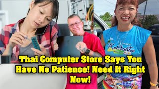 We Have A Misunderstanding At The Computer Repair Shop. Owner Says I have No Patience