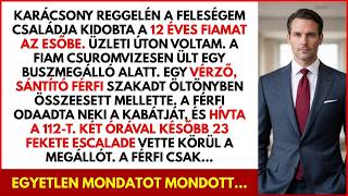 Karácsonykor a feleségem családja kidobta a fiamat az esőbe, miközben én üzleti úton voltam