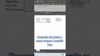 Formulas en Excel. #formulasexcel #excel #exceltips #funcionesexcel #microsoftexcel #sifecha #tuto