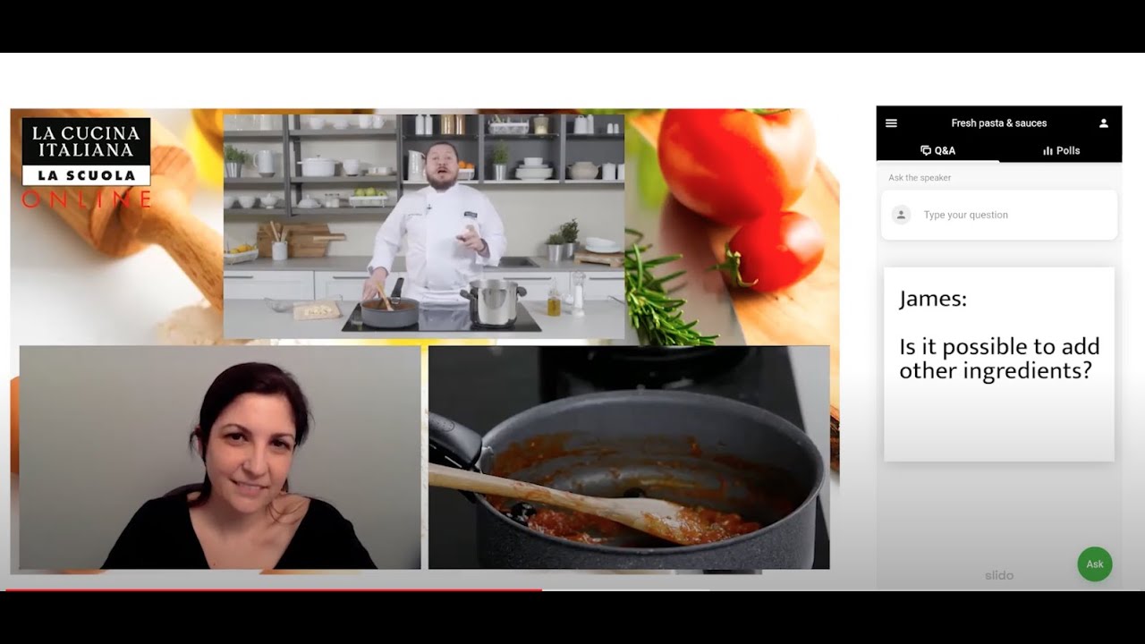 Live Streaming Cooking Classes | La Cucina Italiana USA