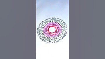 SPIRO ART #satisfying #relaxing #spirograph #shorts #drawing #coloring  #artwork #skills #art