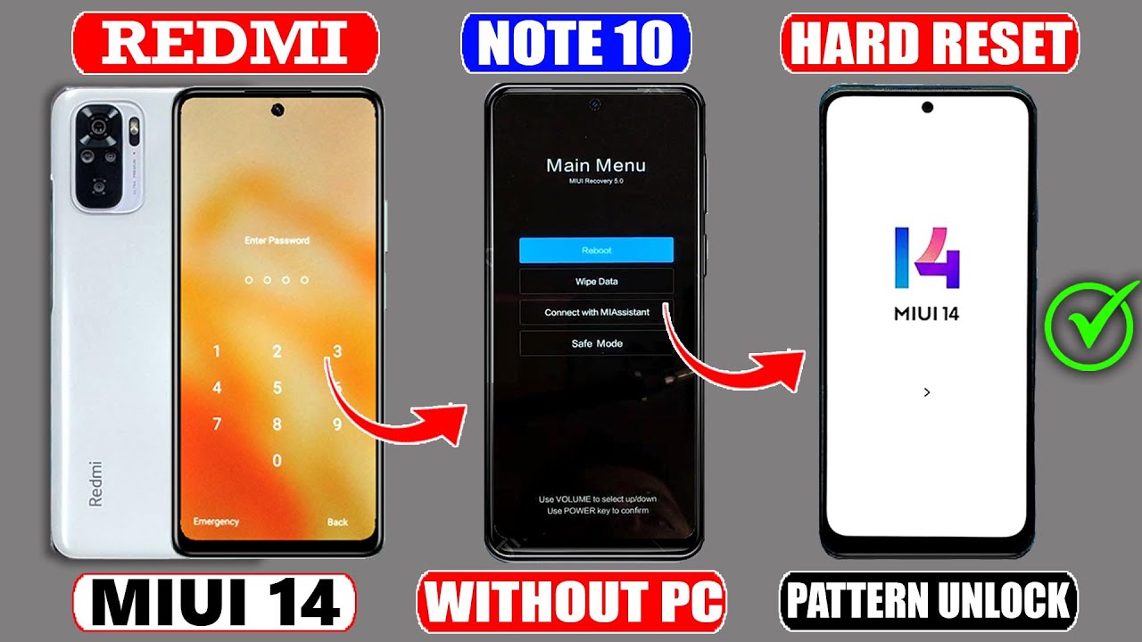 Xiaomi Redmi Note 10 Hard Reset Miui 14 ✓ Not Working 2024