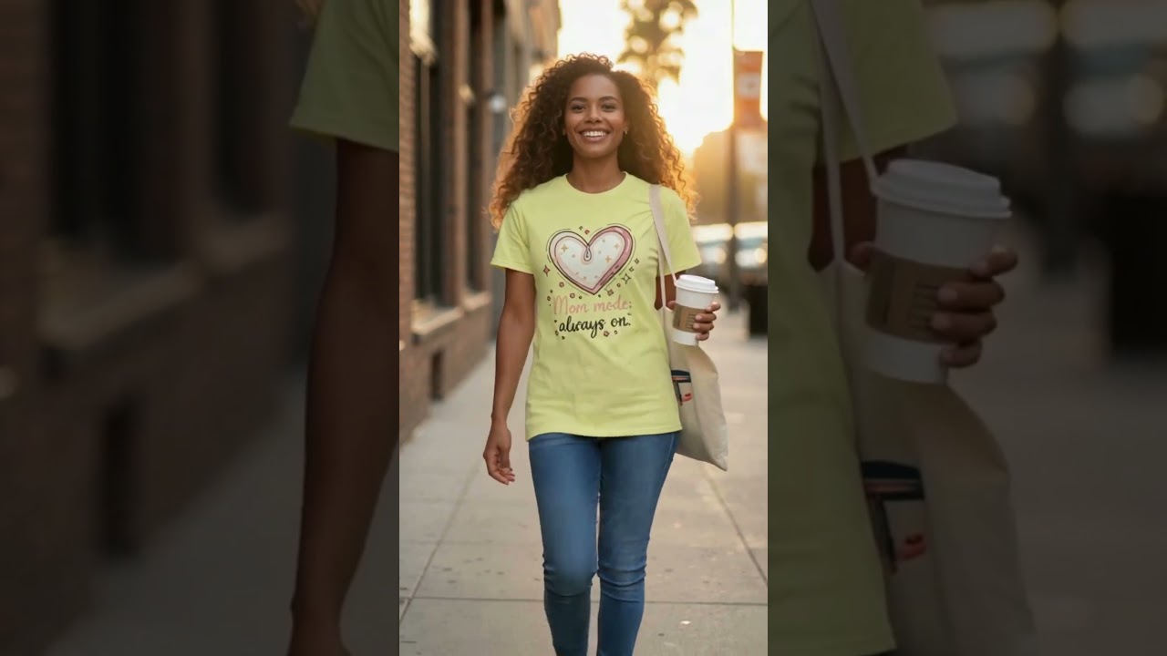 Soft Pastel Mom Heart Tee - MentisVibe